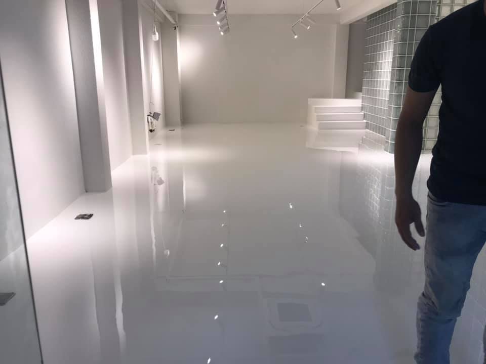 Thi công sàn epoxy tự san phẳng - Shop Quần Áo Quận 3, TP. Hồ Chí Minh