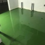 Thi công sàn Sàn PU_bệnh viện fv